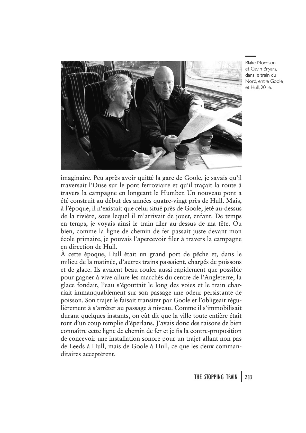 GB with Blake Morrison on The Stopping Train