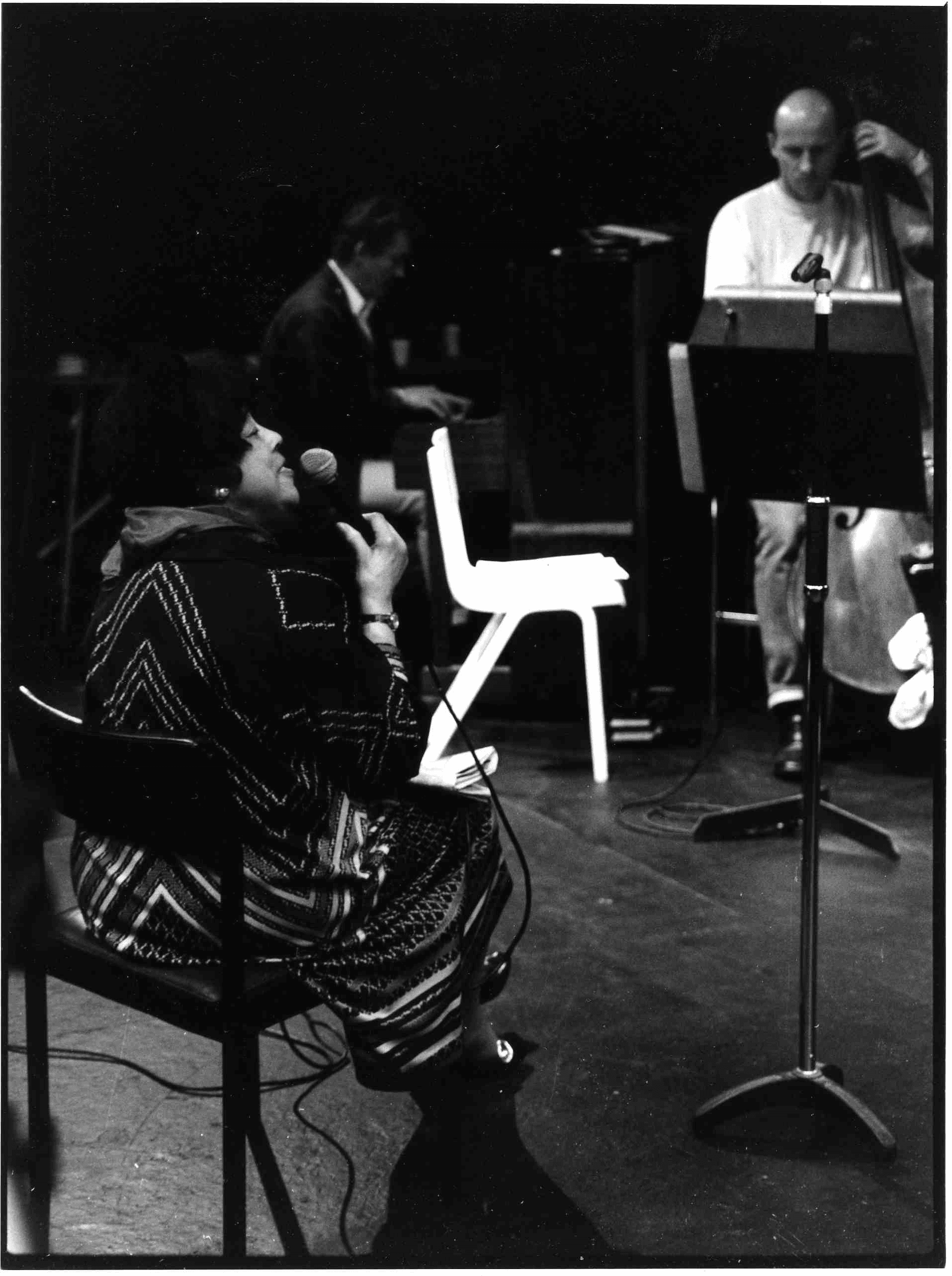 Adelaide Hall - rehearsal