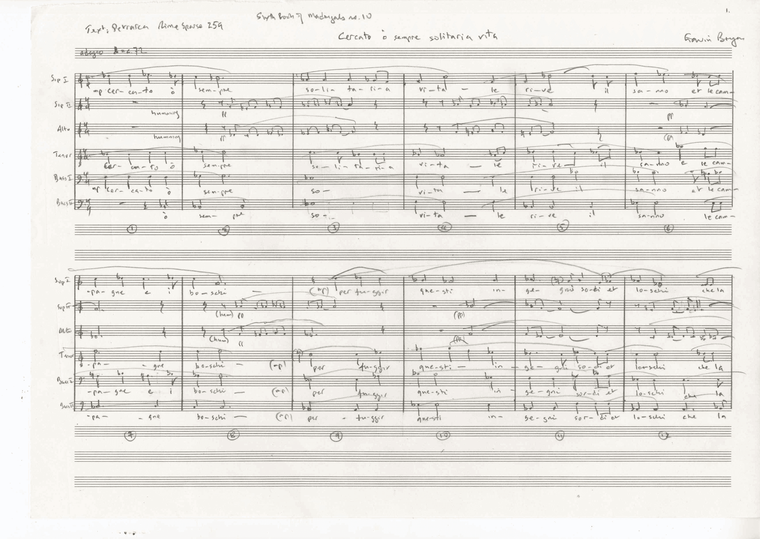 Book Six number 10, last page